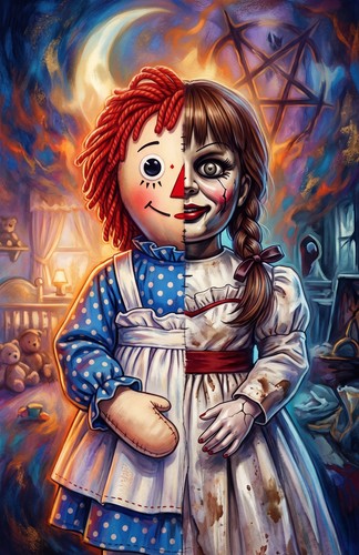Annabelle haunted doll - annabelle,