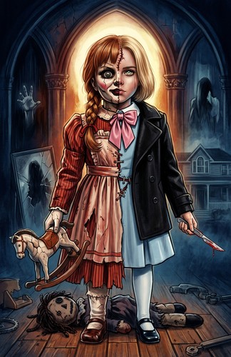 Annabelle creation haunted - annabelle,