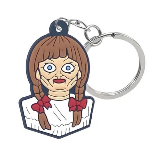 Annabelle doll keyring - annabelle, key